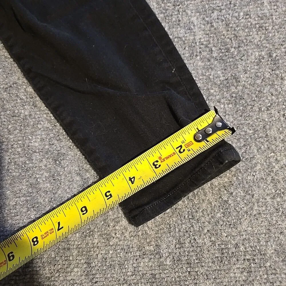 J. Crew Lookout High-Rise Skinny Jeans Womens 28 Black Ankle Zip Denim Stretchy